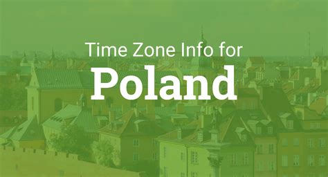 maps poland time zone
